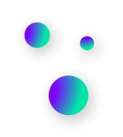 a group of blue and green circles